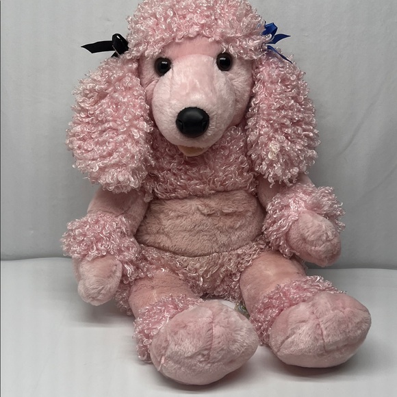 Retiered Build A Bear Pink Plush Poodle Dog - Picture 7 of 7